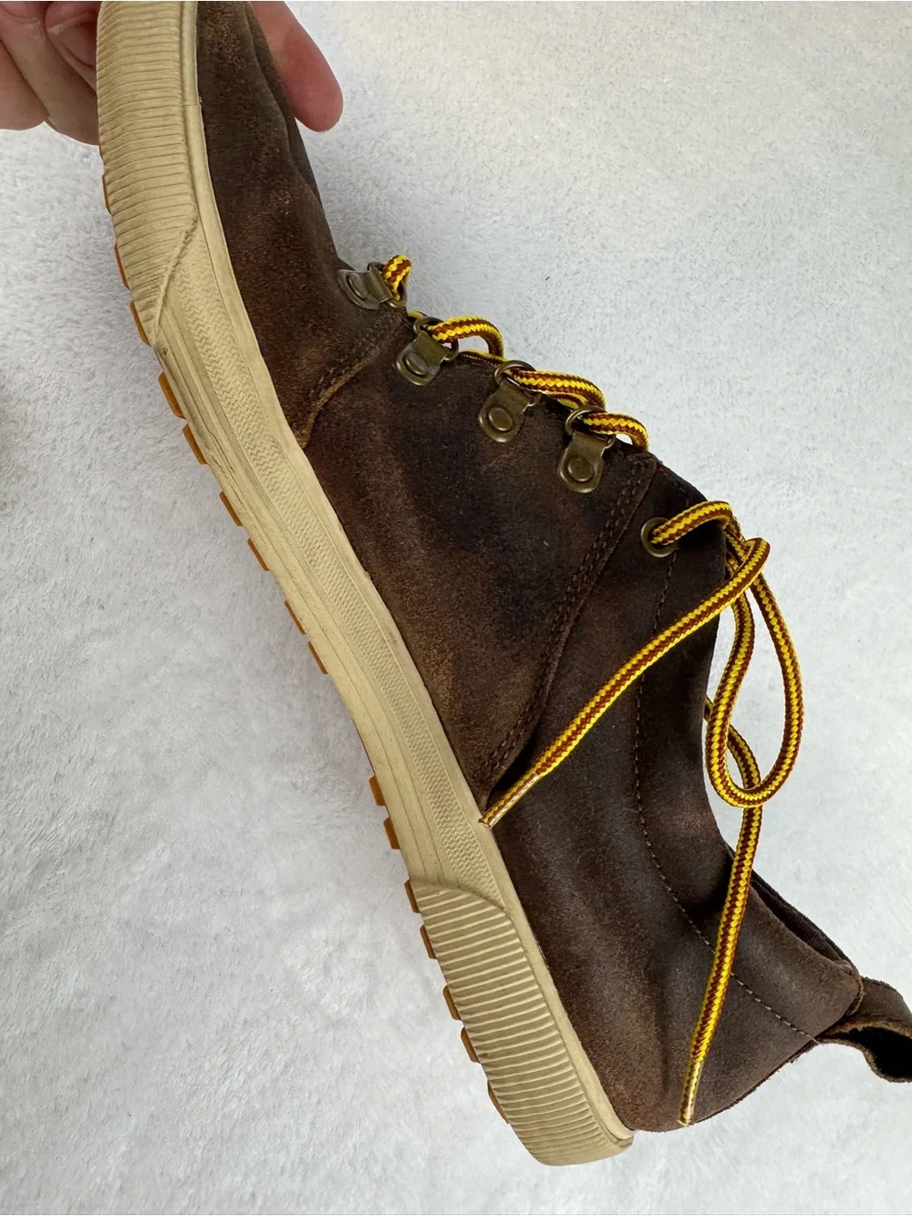 Skechers Men's Size 11 Brown Leather Lace Up Casual Shoes